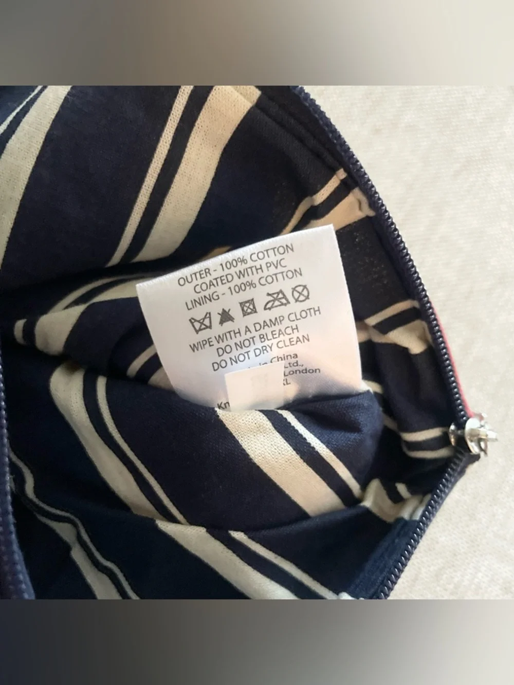 NWT Harrods Union Jack Travel Pouch
